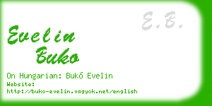 evelin buko business card